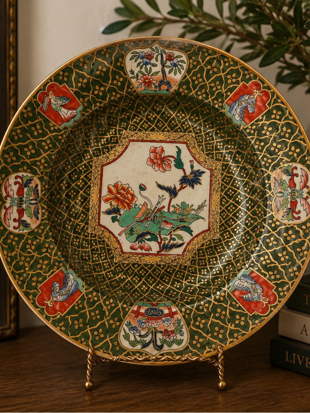 Gorgeous Asian Ironestone Plate
